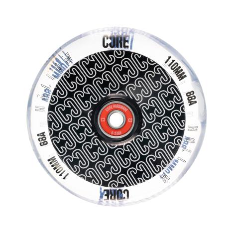 CORE Hollow Stunt Scooter Wheel Repeat 110mm - Clear/Black - Pair £59.90